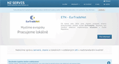 Desktop Screenshot of nzservis.cz